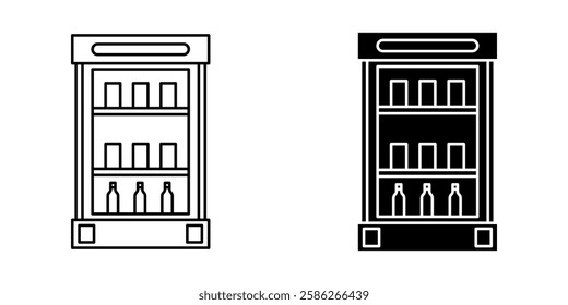 shelves Icon set. Symbol isolated white background. vector illustration. color editable.