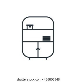 Shelves icon, Vector