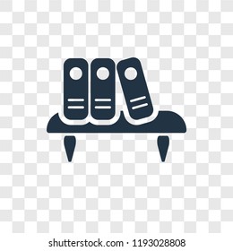 Shelves vector icon isolated on transparent background, Shelves transparency logo concept