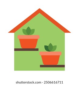 Shelving Flat Icon Design For Personal nad Commercial Use
