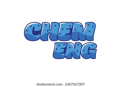 logotipo del laboratorio de química de shem eng para interés de laboratorio 