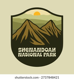 SHENANDOAH NATIONAL PARK VECTOR LOGO