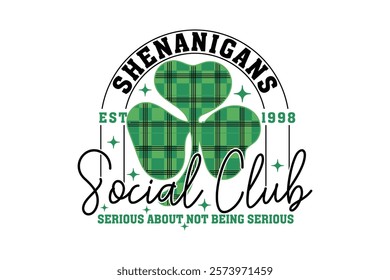 Shenanigans EPS St.Patrick s Day T-shirt Design