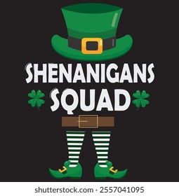 Shenanigans Squad Funny Patricks Day