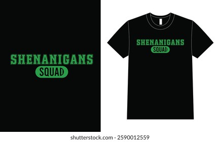 Shenanigans Squad | Funny St. Patrick’s Day Irish Party Design