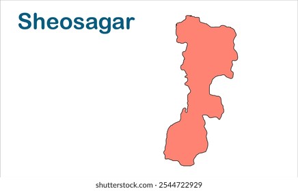 Sheosagar subdivision map, Rohtas District, Bihar State, Republic of India, Government of Bihar, Indian territory, Eastern India, politics, village, tourism