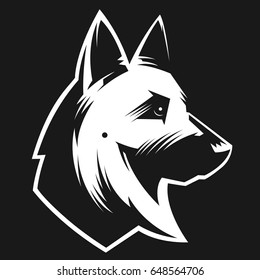 german shepherd dog logo