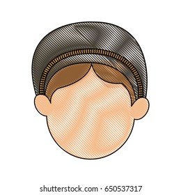 shepherd face manger character image