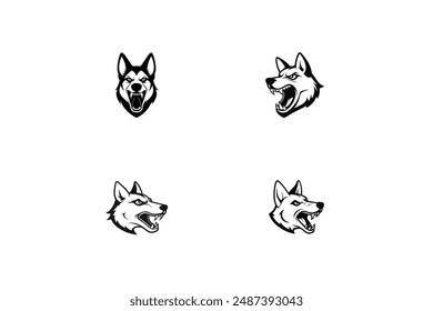 Ilustración vectorial Shepherd Head - Tarjeta gráfica Shepherd de alta calidad