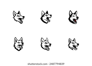Ilustración vectorial Shepherd Head - Tarjeta gráfica Shepherd de alta calidad