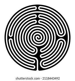 Shepherd Ring or Shepherd's Race, a circular turf maze, composed of a single path, and the innermost convolutions of purely spiral form. Located at Boughton Green, Northamptonshire, but got destroyed.