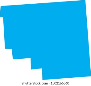 Sheridan county map in montana state
