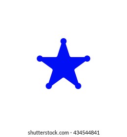 sheriff badge icon ui vector eps jpg picture flat app