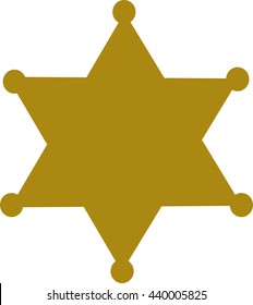 Sheriff badge star