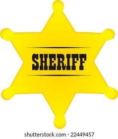 Sheriff badge VECTOR