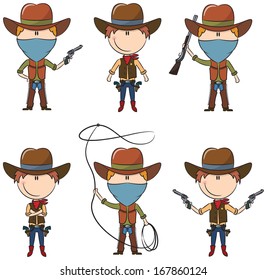 Sheriff And Bandit Characters