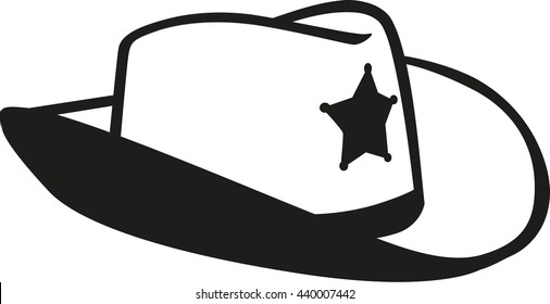 Sheriff cowboy hat
