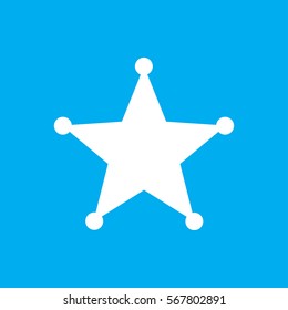 sheriff icon illustration isolated vector sign symbol