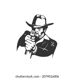 sheriff silhouette sheriff black and white