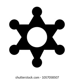 Sheriff Star Badge