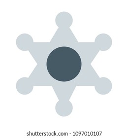 Sheriff Star Badge
