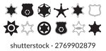 sheriff star sheriff star bundle sheriff badge sheriff badge 