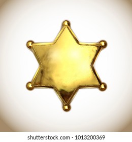 Sheriff star icon.