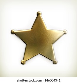 Значок звезды шерифа