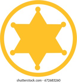 Sheriff star icon
