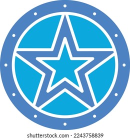 Sheriff vector icon. Can be used for printing, mobile and web applications.