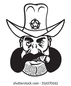 Sheriff vector illustration