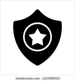 Sheriff'S Badge icon. Simple element from police collection. Creative Sheriff'S Badge icon for web design. vector illustration on white background