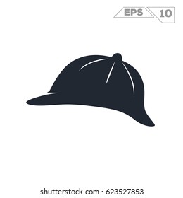 Sherlock Holmes Hat Silhouette Illustration Vector Design