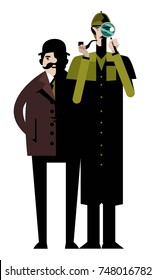 Sherlock Holmes And Watson 