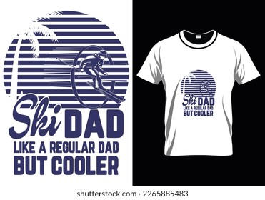 Shi Dad Like Father Day T-Shirt Design