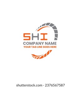 SHI letter logo vector design, SHI simple and modern logo. SHI luxurious alphabet design  