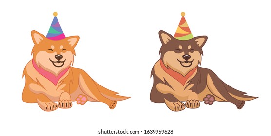 Shiba inu and Akita inu dogs.