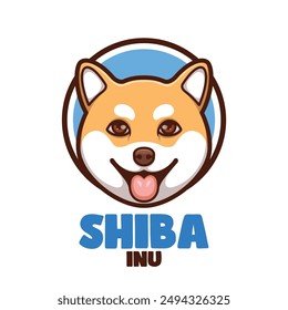 Logo de la mascota Shiba Inu