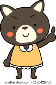 Shiba Inu child's emotional expression