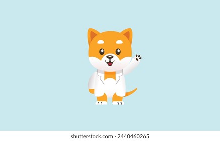 Shiba Inu Dog Mascot Illustration for your project