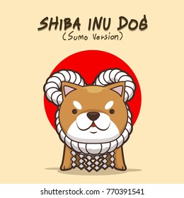 Shiba Inu Dog, Sumo version.