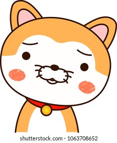 Shiba Inu expression Be troubled