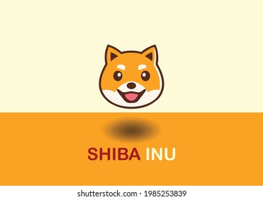 Shiba Inu Symbol Art Logo