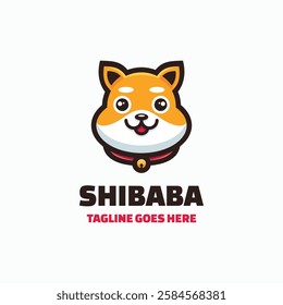 Shibaba Simple Mascot Logo Template