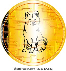 shib-inu bitcoin crypto currency coin