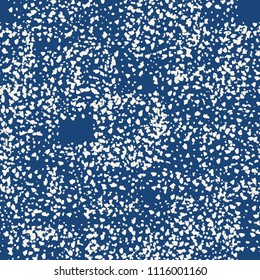 Shibori pattern. Indigo tie dye seamless texture. Flat vector design print. Trendy graphic repeating tile. Ink hand drawn geometry background. Modern abstract linear ornament. 