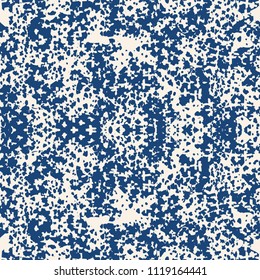 Shibori pattern. Indigo tie dye seamless texture. Flat vector design print. Trendy graphic repeating tile. Simple geometry background. Modern abstract linear ornament. 