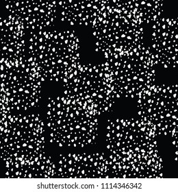 Shibori pattern. White black tie dye seamless texture. Flat vector design print. Mimimalistic graphic repeating tile. Diamond background. Stylish abstract linear ornament. 