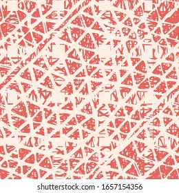 Shibori Seamless Pattern. Tie Dye Abstract Texture. Terracotta Red and White Organic Minimal Grid. Batik Tie Dye Border. Stencil Japan Background. Watercolor Shoji Design. Kimono Tile. 