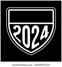 Shield 2024 V107 Patch Streetwear, Urban, Luxury, Modern Design Patch Commercial Use